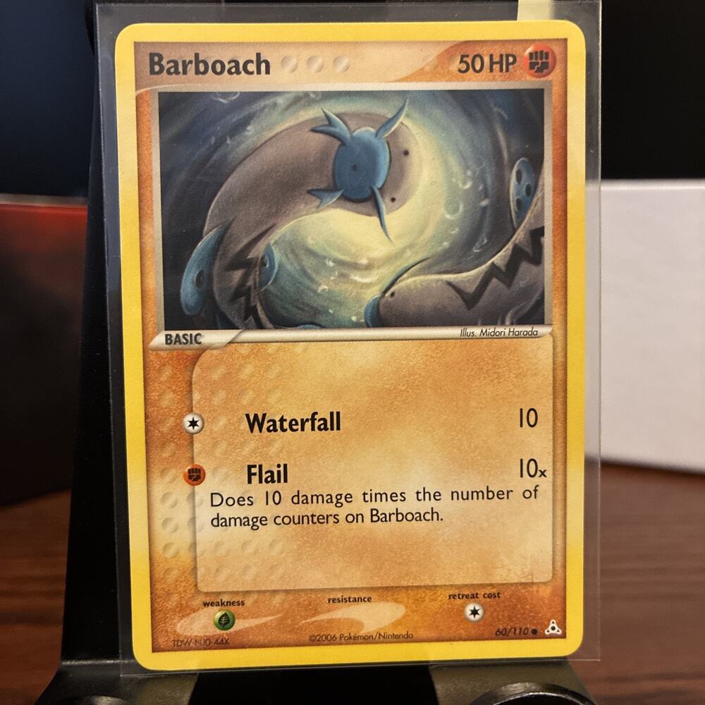 Pokemon Holon Phantoms Barboach Common Card 60/110 LP 2006 Vintage PK52 Nintendo